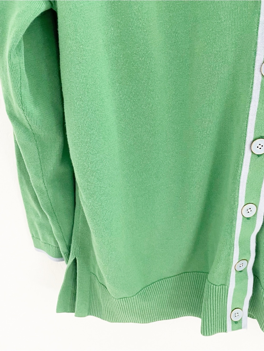 Talbots green button up cardigan size xl - Picture 3 of 5